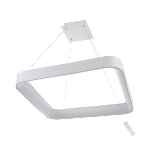 Светильник потолочный подвесной с пультом BL-482S/2x48W LED RM WH