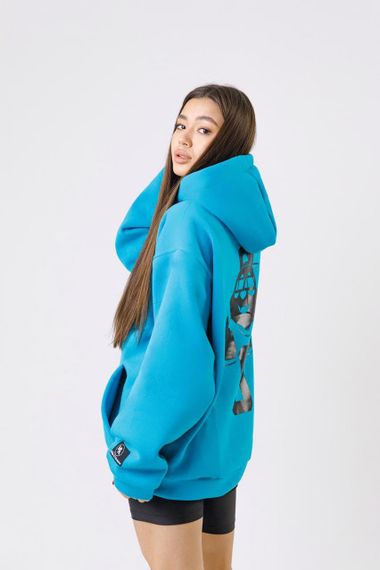 Худі унісекс МА (02) бірюза | Зображення 5