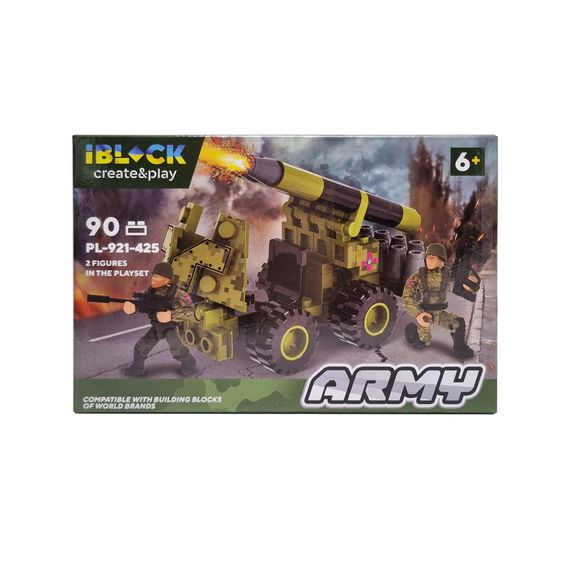 Конструктор дитячий Армія IBLOCK PL-921-425, 4 види (Вид 2)