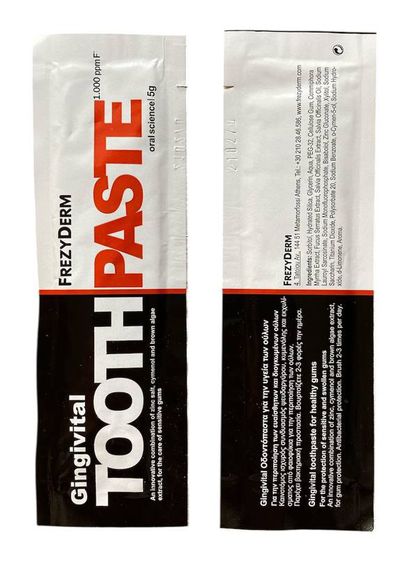 Зубна паста - пробник FREZYDERM TOOTHPASTE GINGIVITAL, 5 гр. | Зображення 2