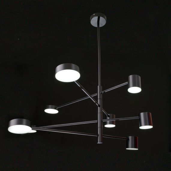 Светильник потолочный подвесной BR-01 631S/8 LED 56W WW + NW + CW BK | Зображення 3