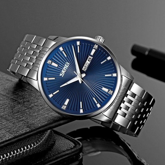 Skmei 9323SIBU Silver-Blue | Зображення 2