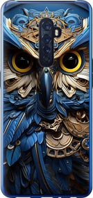 Чехол на Oppo Reno 2 Сова v2 "5649u-1864-17620"