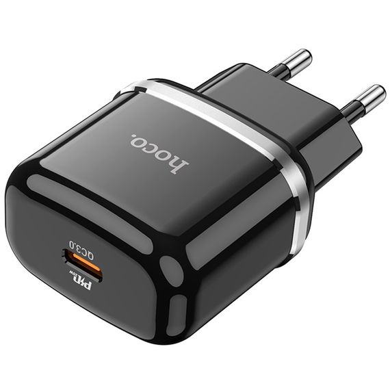 МЗП Hoco N24 Victorius PD20W (1USB-C) Black | Зображення 1