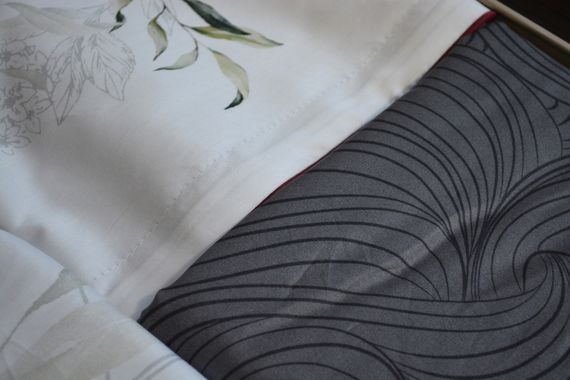 Постельное белье La Romano Premium Satin 200×220 Floral Grey | Зображення 5