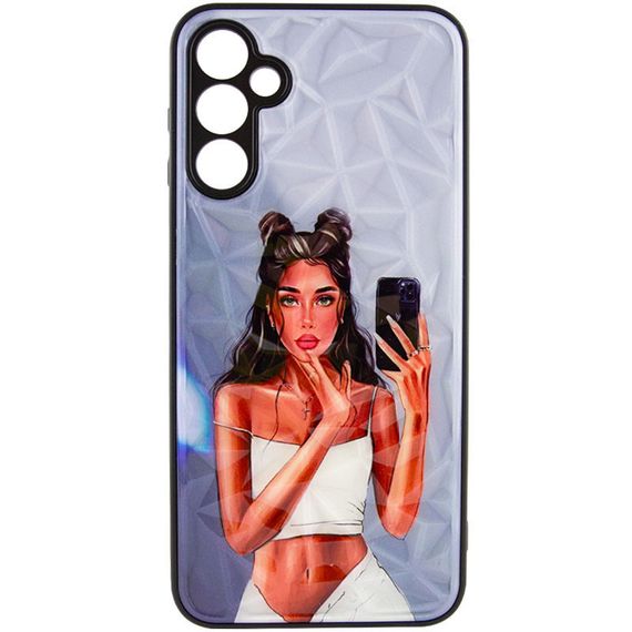 TPU+PC чохол Prisma Ladies для Samsung Galaxy A04s, Black in White | Зображення 1