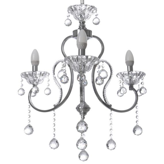 Люстра подвесная хрустальная свеча E14 60W (BCL-659S/3) | Зображення 4