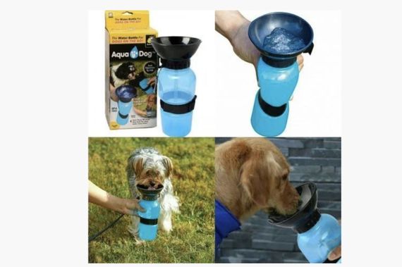 Портативная бутылка PET BOTTLE для собак 500 мл