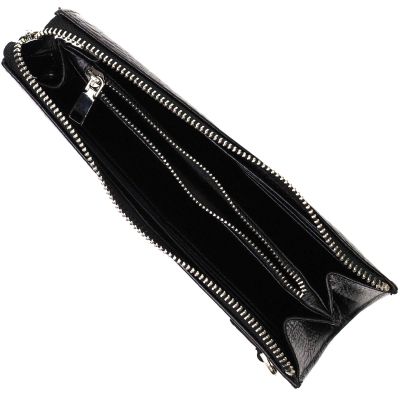 Гаманець Bond Accessories З натуральної шкіри Чорна (22049) | Зображення 7