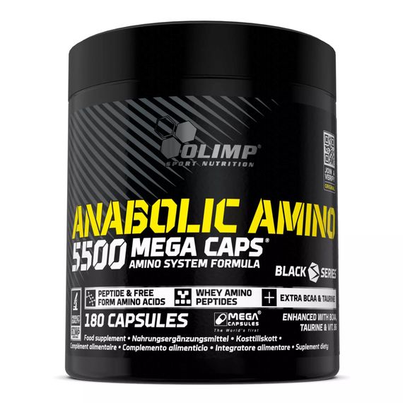 Аминокислотный комплекс Olimp Anabolic Amino 5500 Mega Caps 180 капсул