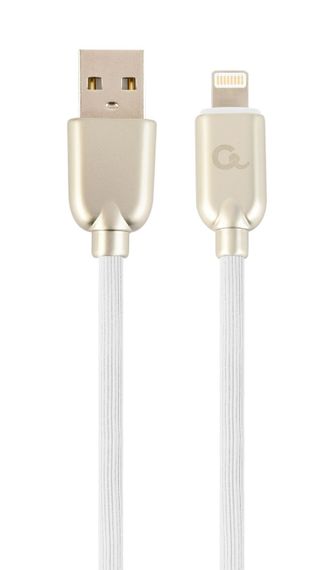 Кабель Cablexpert CC-USB2R-AMLM-1M-W, USB 2.0 А-папа/Lightning, 1.0 м.