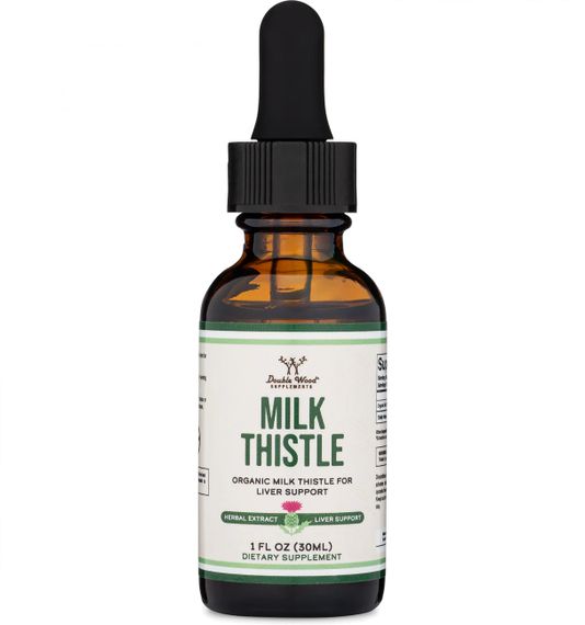 Екстракт розторопші Double Wood Supplements Milk Thistle Organic Seed (108 mg in 1 ml) 30 ml