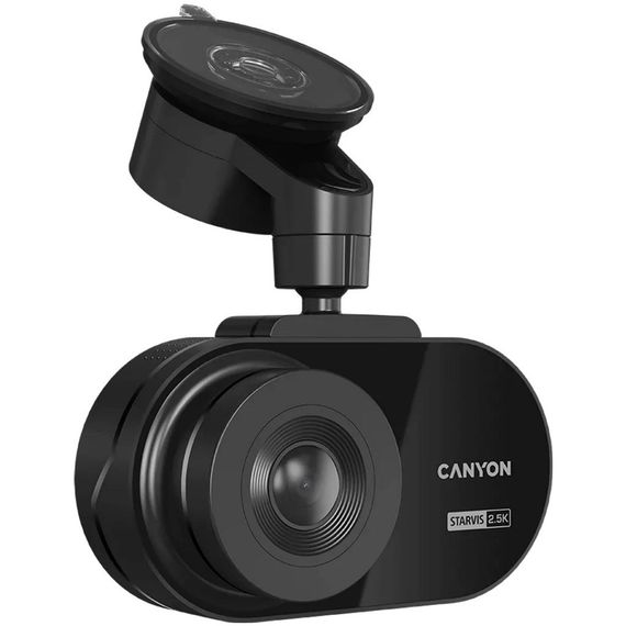 Відеореєстратор Canyon DVR25 WQHD 2.5K 1440p Wi-Fi Black (CND-DVR25) | Зображення 1