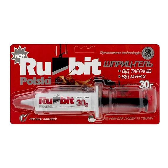 Рубіт гель від тагранів та мурах шприц 30 г