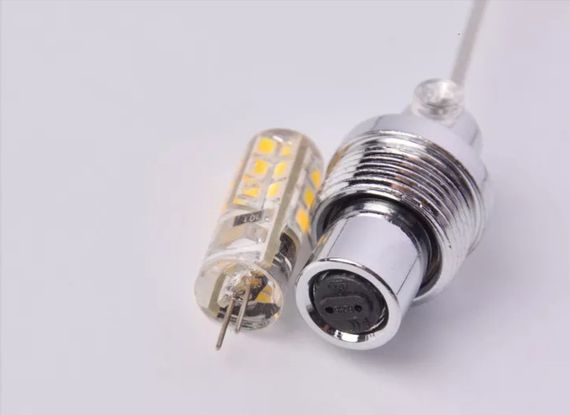 Люстра підвісна на 7 лампочок 26242 Хром 35-140х36х36 см. | Зображення 7