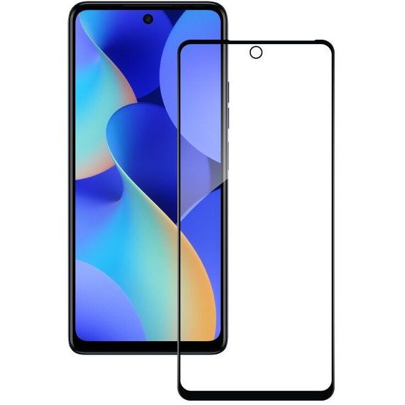 Захисне скло 2.5D на весь екран для Tecno Spark 10 Pro | Зображення 1