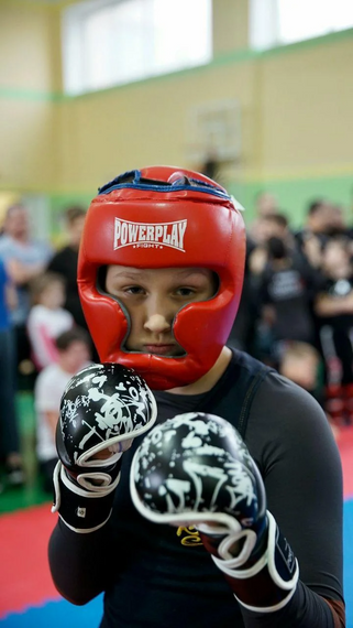 Рукавиці для Karate PowerPlay 3092KRT Чорні-Білі XL | Зображення 5