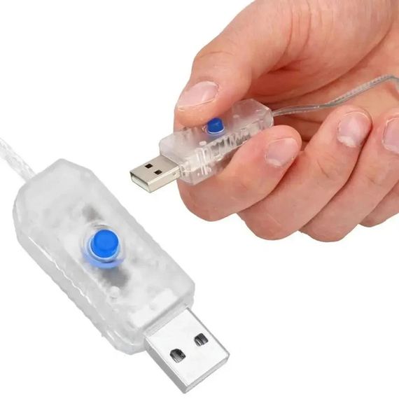 Гірлянда Кінський хвіст з пультом XPRO 3 м 600LED, теплий білий (234574677_475) | Зображення 5