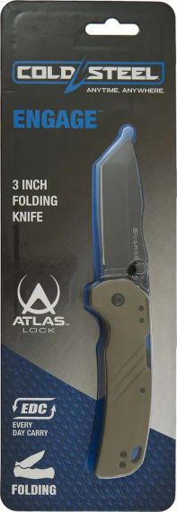 Ніж Cold Steel Engage 3 Tanto Point OD Green | Зображення 3