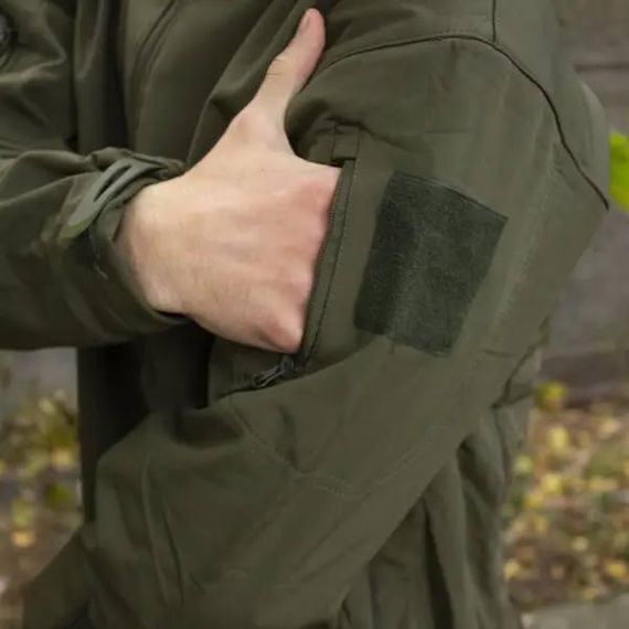 Куртка софтшел Gman Олива Soft Shell на флісі | Зображення 1