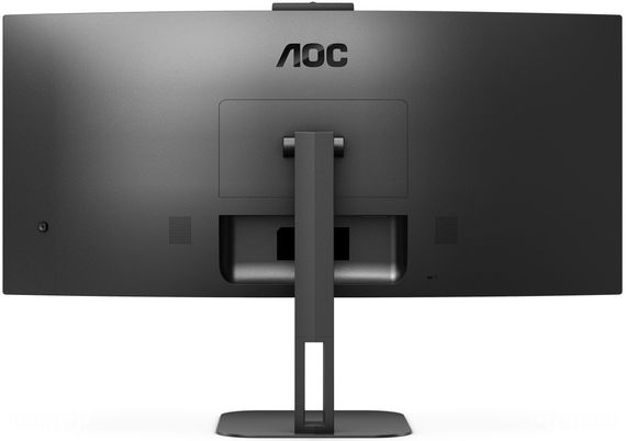 TFT 34" AOC CU34V5CW/BK, WQHD, VA, 100Гц, 1 мс, вигнутий, HDMI, DP, USB-C, USB-hub, webcam, колонки | Зображення 8