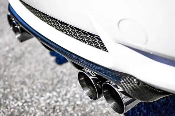 Дифузор заднього бампера H2-Style (для E92/E93 M3, Карбон) для BMW 3 серія E-90/91/92/93 2005-2011 рр | Зображення 3
