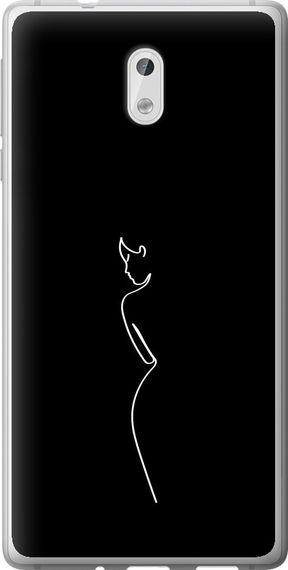 Чехол на Nokia 3 Силуэт1 "4590u-818-17620"