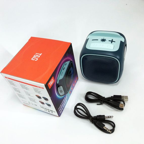 Музыкальная колонка с блютузом и флешкой TG359, Портативная колонка с Bluetooth Блютуз радио QM-32 | Зображення 2