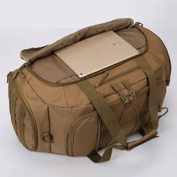 Дорожня тактична сумка-трансформер — рюкзак + сумка через плече KX-21 | Зображення 5