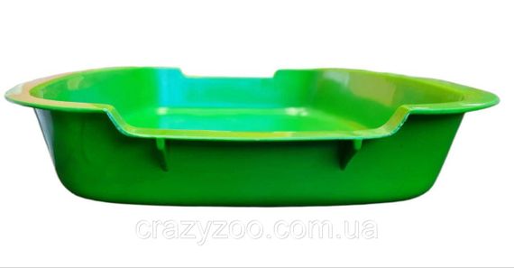 Туалет для котов зеленый 37x27x6 см 6210 | Зображення 1