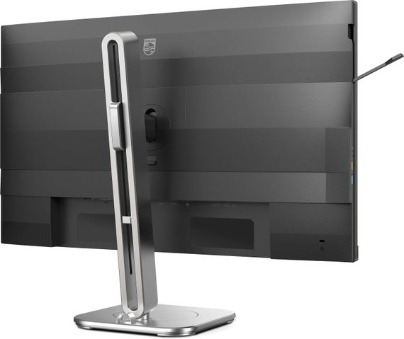 TFT 27" Philips 27B2G5500, QHD IPS,100Hz, 2xHDMI, DP, USB-hub, HAS, Pivot, кол., сріблясто-сірий | Зображення 4
