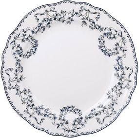 Набор обеденных тарелок из фарфора Sapphire Line: Mini, D=20.5 см (2 шт.)