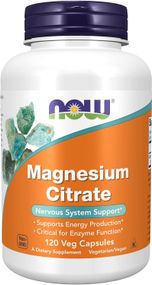 Цитрат магнію NOW Foods Magnesium Citrate 400 мг 120 капсул