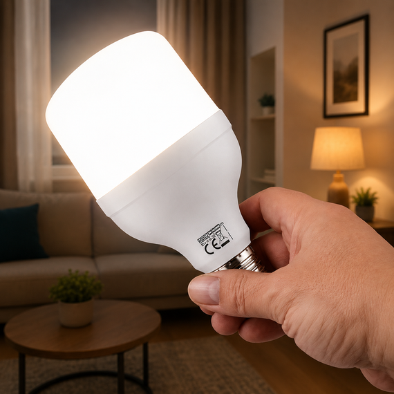 LED лампочка у патрон AY-915 / Акумуляторний ліхтар 50W / Лампа аварійного освітлення
