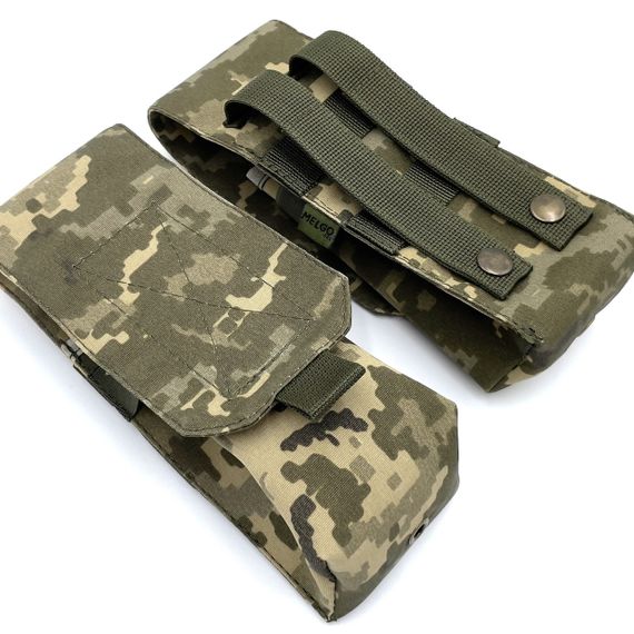 Подсумок на два магазина АК-2 Пиксель ММ-14 (olive) Oxford 1000D Molle закрытый | Зображення 5
