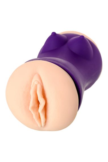 Мастурбатор двосторонній JOS Yara, TPR, тілесний, 17,5 см sexstyle | Зображення 7