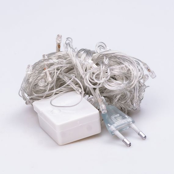 Гирлянда нить светодиодная GarlandoPro 50 LED 6м 8 режимов гирлянда новогодняя W100LEDML | Зображення 7