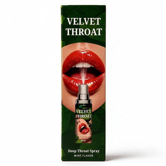 Спрей для глибокого мінету WOW Velvet Throat зі смаком м'яти, 50 мл Sex Aura | Зображення 2