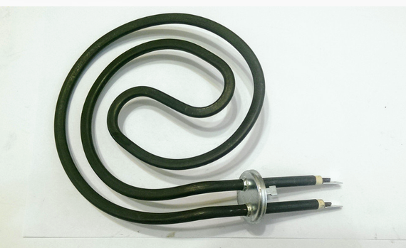 Тен 1000w D 7 для електроплити "Елна" (нержавійка) з кріпленням Sanal Туреччина