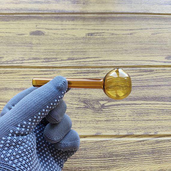 Стеклянная трубка Sphere Oil Orange | Зображення 1