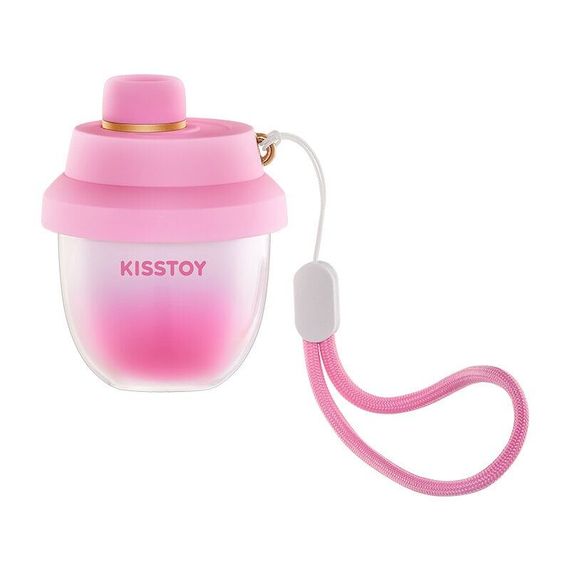 Вакуумний стимулятор-брелок KISSTOY Kiss Pods, 5 рівнів інтенсивності + Turbo-режим, 2 насадки | Зображення 1