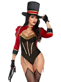Костюм циркачки Leg Avenue Ravishing Ringmaster Bodysuit S sexstyle