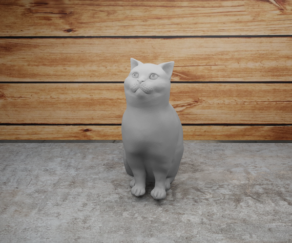 Статуетка кота Сірий, 100 | Зображення 1