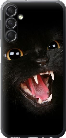 Чехол на Samsung Galaxy A24 A245F Чёрная кошка "932u-3020-17620"
