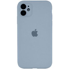 Чохол Silicone Case Full Camera Protective (AA) для Apple iPhone 12 (6.1") Блакитний / Sweet Blue