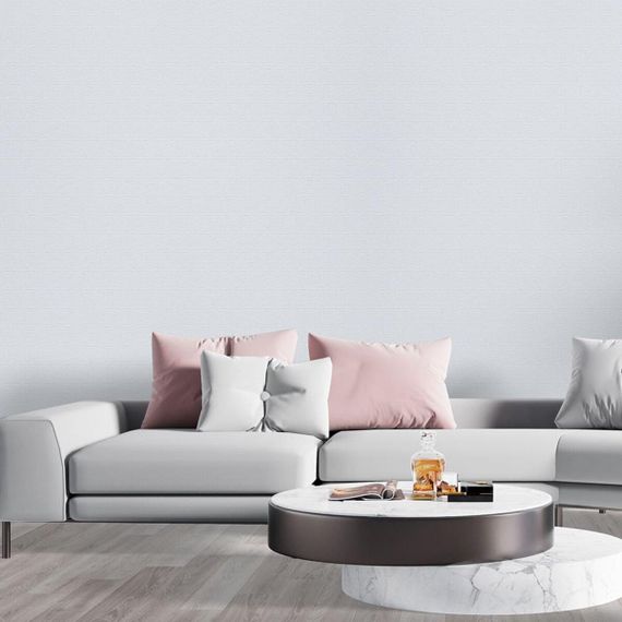 Самоклеящаяся виниловая плитка в рулоне 600х3000х2мм Белый холст Мат SW-00002032 | Зображення 5