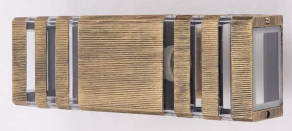 Ліхтар настінний 25424 Золото 34х11х10 см. | Зображення 1