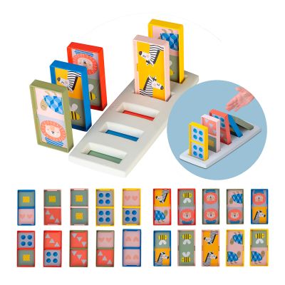 Развивающая игрушка Taf Toys Савана – Мое первое домино (12865) | Зображення 1