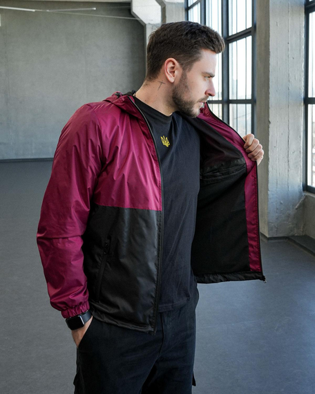 Вітровка Фентезі бордово-чорний S L | Зображення 3