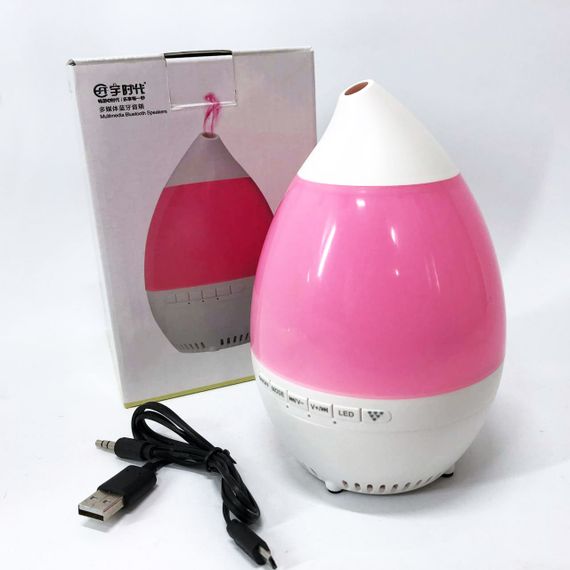 Колонка зволожувач з діодним підсвічуванням JT-315, Настільний зволожувач повітря. Колір: рожевий | Зображення 3